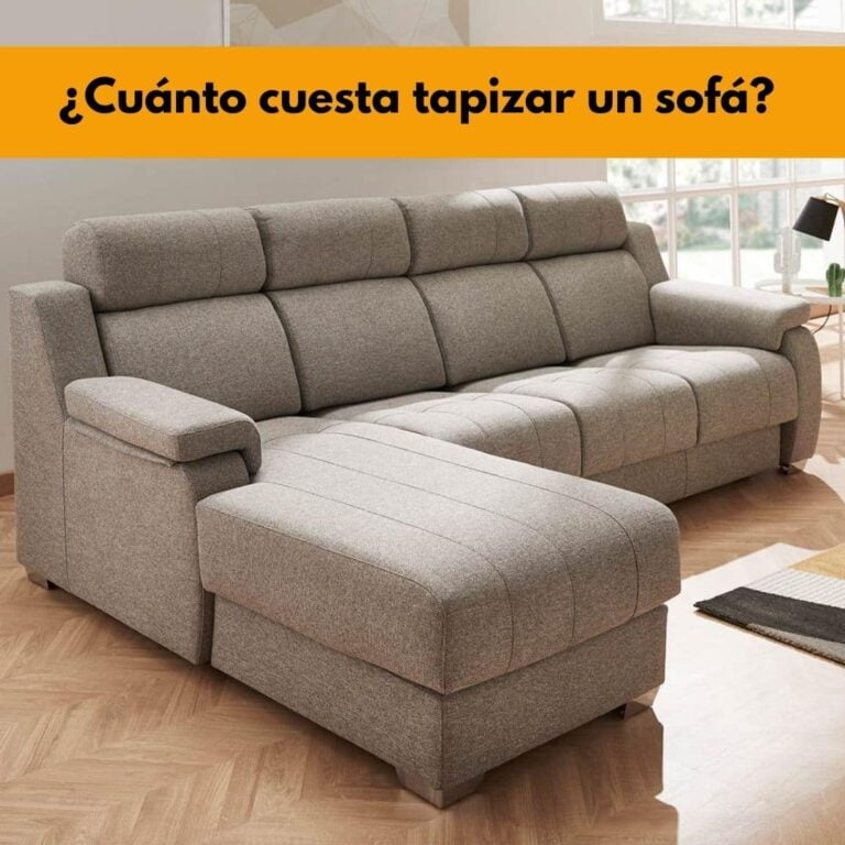 ¿Cuánto cuesta tapizar un sofá?